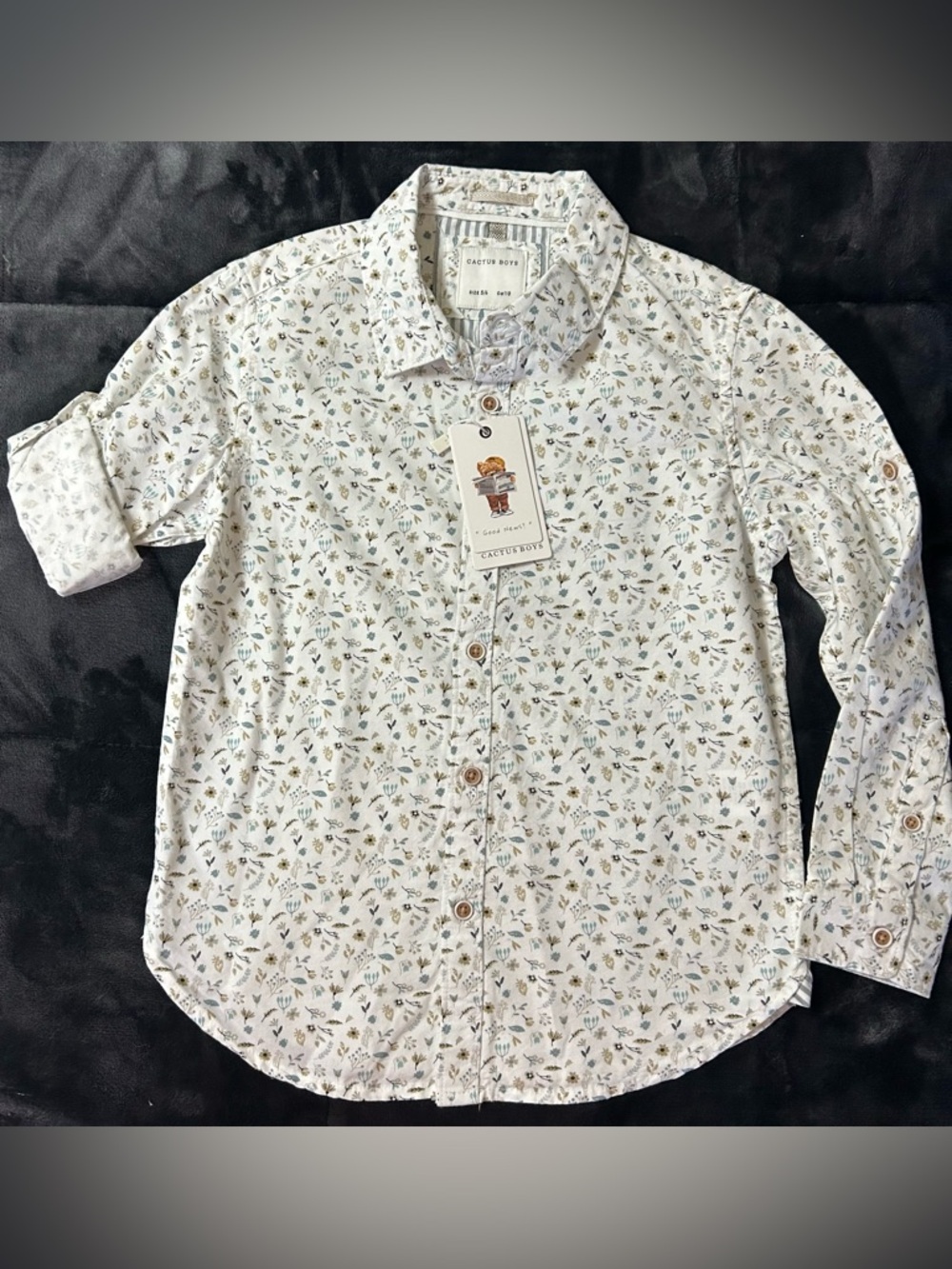 Cactus Boys Button Down Shirt 5/6